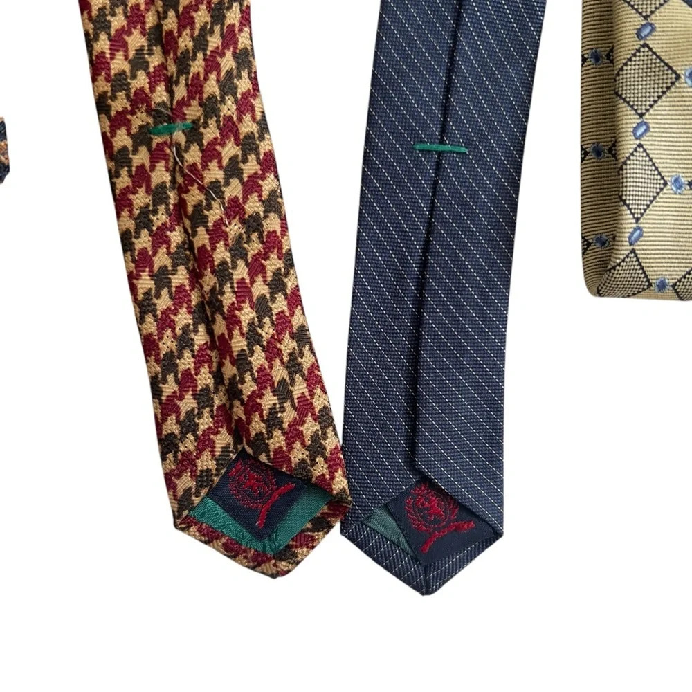 Tommy Hilfiger Ties 100% Silk Made in USA set of 2 - Picture 3 of 7